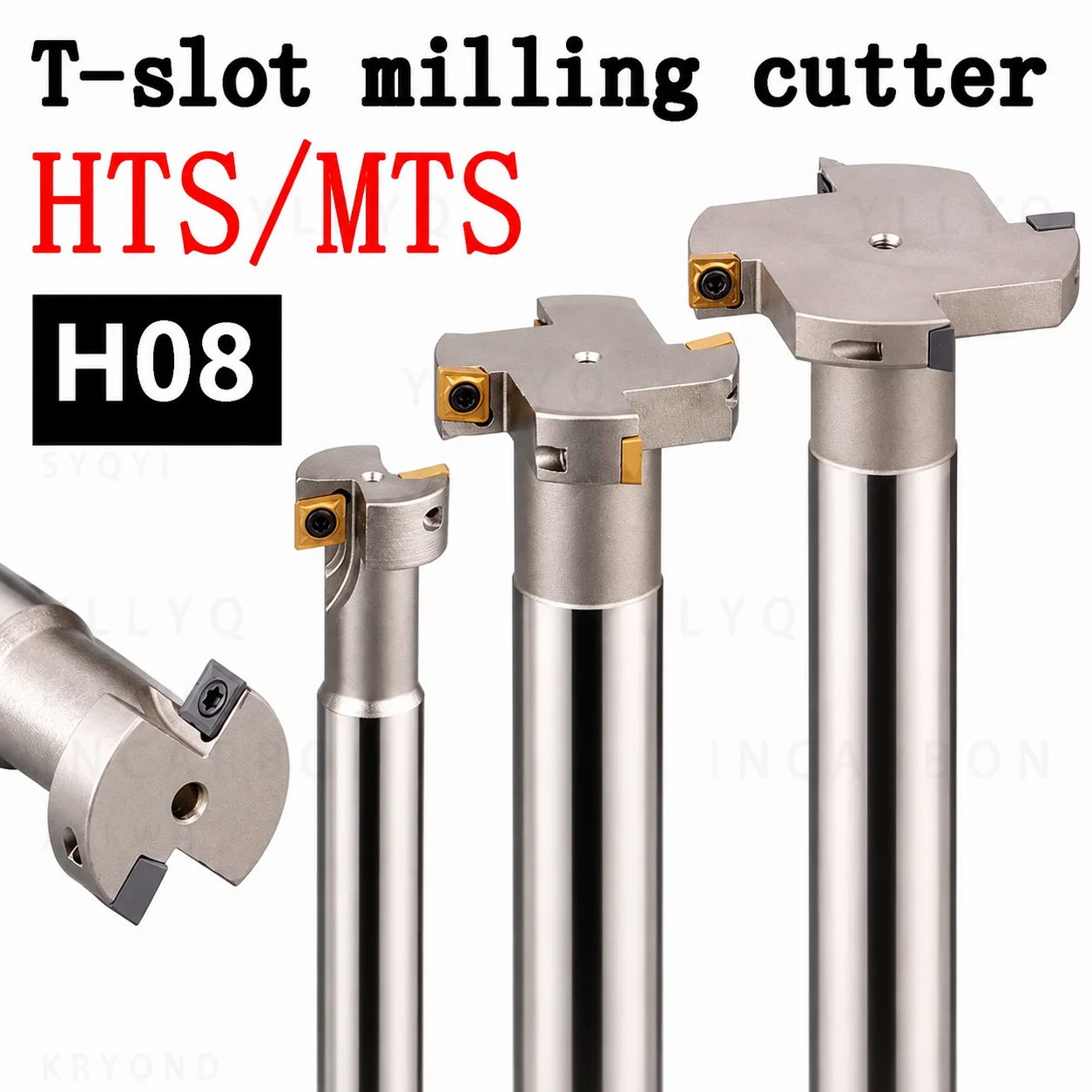 H08 8mm CNC T-Groove Milling Cutter Rod HTS/MTS Series T-Shaped Slotting Shank with Carbide Insert for CNC Milling Tool
H08 8mm CNC T-Groove Milling Cutter Rod HTS/MTS Series T-Shaped Slotting Shank with Carbide Insert for CNC Milling Tool
