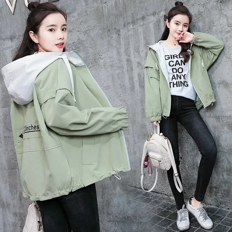 Women's Jacket Spring Autumn Women Coat Korean Harajuku Loose Casual Windbreaker 2023 New Lady Jacket Baseball Uniform Outwear
Women's Jacket Spring Autumn Women Coat Korean Harajuku Loose Casual Windbreaker 2023 New Lady Jacket Baseball Uniform Outwear