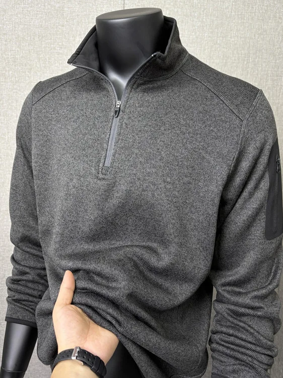 Thiened f трикотажная толстовка на молнии с воротником-стойкой, осень-зима, мужская теплая повседневная футболка Faion Long Sve Jaet
Thiened f трикотажная толстовка на молнии с воротником-стойкой, осень-зима, мужская теплая повседневная футболка Faion Long Sve Jaet