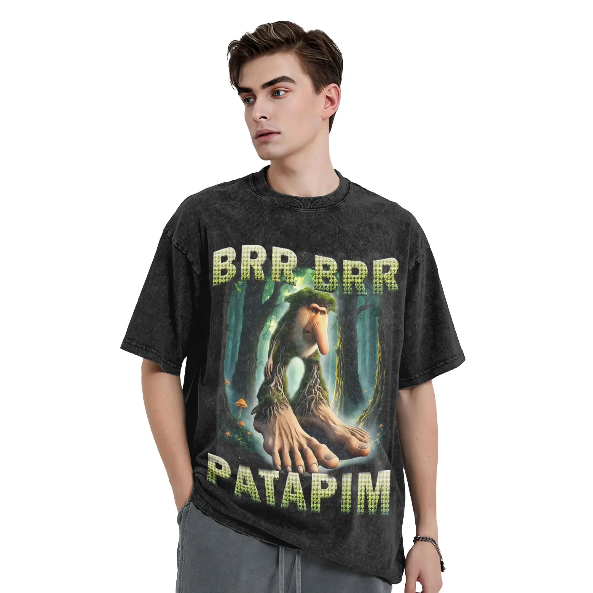 Промытая футболка Brr Brr Patapim Meme Хип-хоп Винтажная футболка Harajuku Italian Brainrot Memes Хлопковые топы с принтом Футболки для мужчин и женщин
Промытая футболка Brr Brr Patapim Meme Хип-хоп Винтажная футболка Harajuku Italian Brainrot Memes Хлопковые топы с принтом Футболки для мужчин и женщин