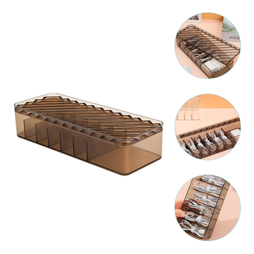 Cord Organizer Case 7 Slots Sturdy Wire Management Box for Home Office Desk Drawer Cabinet USB Cables Chargers Headphones
Cord Organizer Case 7 Slots Sturdy Wire Management Box for Home Office Desk Drawer Cabinet USB Cables Chargers Headphones