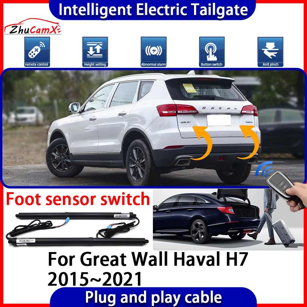 ZhuCamX Car Automatic Lifting kit Opening Trunk Intelligent Electric Tail Gate Lift Tailgate for Great Wall Haval H7 2015~2021
ZhuCamX Car Automatic Lifting kit Opening Trunk Intelligent Electric Tail Gate Lift Tailgate for Great Wall Haval H7 2015~2021