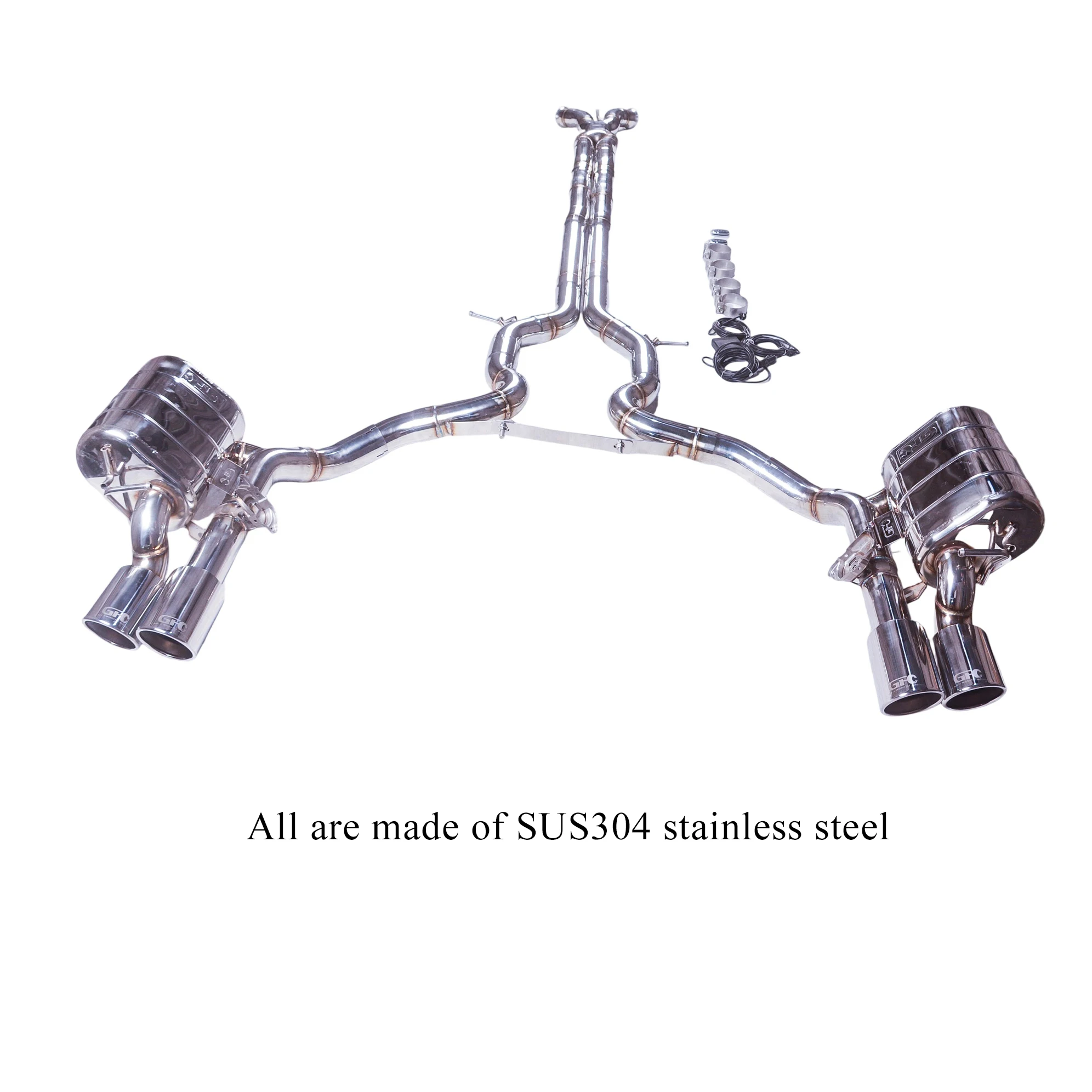 GFC exhaust/Suitable for 24-25 Porsche Panamera 976 2.9T Catback stainless steel with valve performance exhaust four-outlet tip
GFC exhaust/Suitable for 24-25 Porsche Panamera 976 2.9T Catback stainless steel with valve performance exhaust four-outlet tip