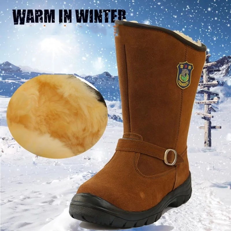 -30 Degree Winter Men's Fur Snow Boots Tactical Training Outdoors Camping Keep Warm Snowfield Waterproof Non-slip Hunting Shoes
-30 Degree Winter Men's Fur Snow Boots Tactical Training Outdoors Camping Keep Warm Snowfield Waterproof Non-slip Hunting Shoes