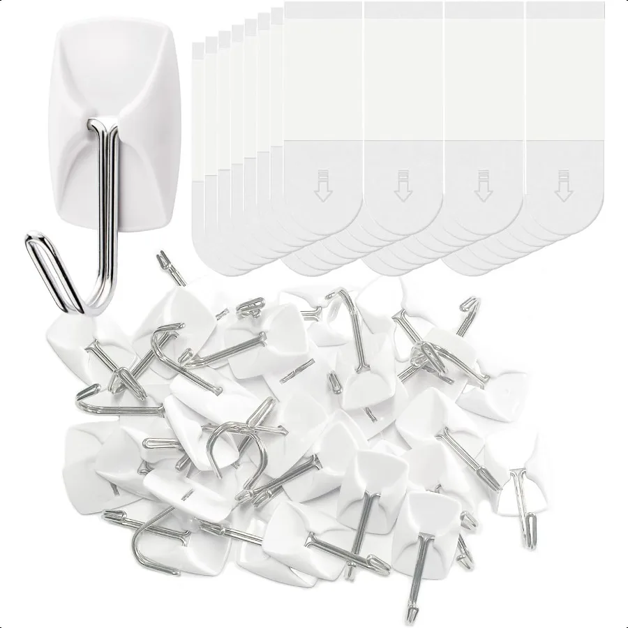 Wire Hooks for Wall Small 32 Hooks Heavy Duty Wall Hooks with 32 Strips Damage Free Adhesive Hooks for Key Holder Coat Door Sho
Wire Hooks for Wall Small 32 Hooks Heavy Duty Wall Hooks with 32 Strips Damage Free Adhesive Hooks for Key Holder Coat Door Sho