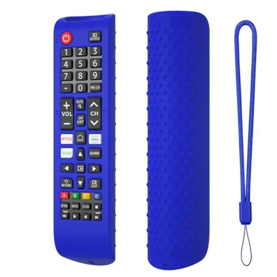 Silicone Cover for Samsung TV Remote BN59-01315J, BN59-01315A, BN59-01199F - Soft, Durable, Anti-Slip and Shockproof Protective
Silicone Cover for Samsung TV Remote BN59-01315J, BN59-01315A, BN59-01199F - Soft, Durable, Anti-Slip and Shockproof Protective
