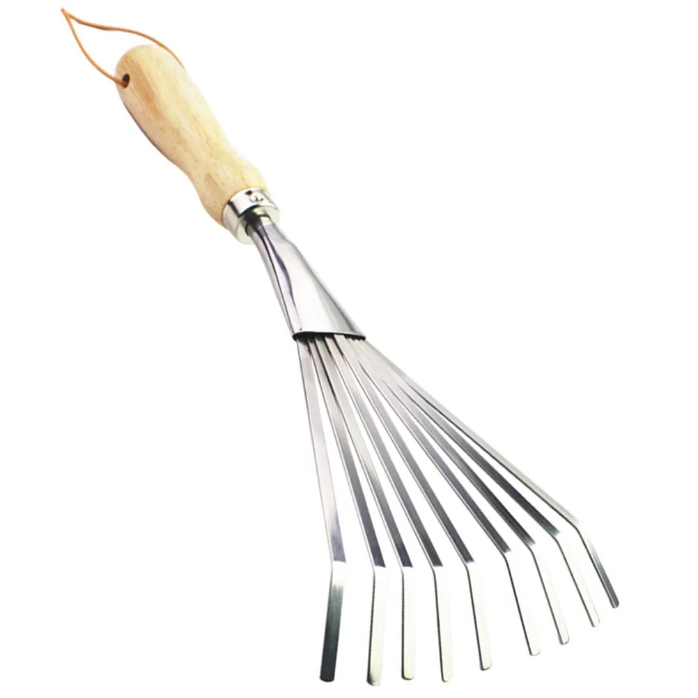 Garden Rake Portable Small Hand Rake Ergonomic Handle Lightweight for Digging Weeding Soil Loosening Gardening Tool
Garden Rake Portable Small Hand Rake Ergonomic Handle Lightweight for Digging Weeding Soil Loosening Gardening Tool