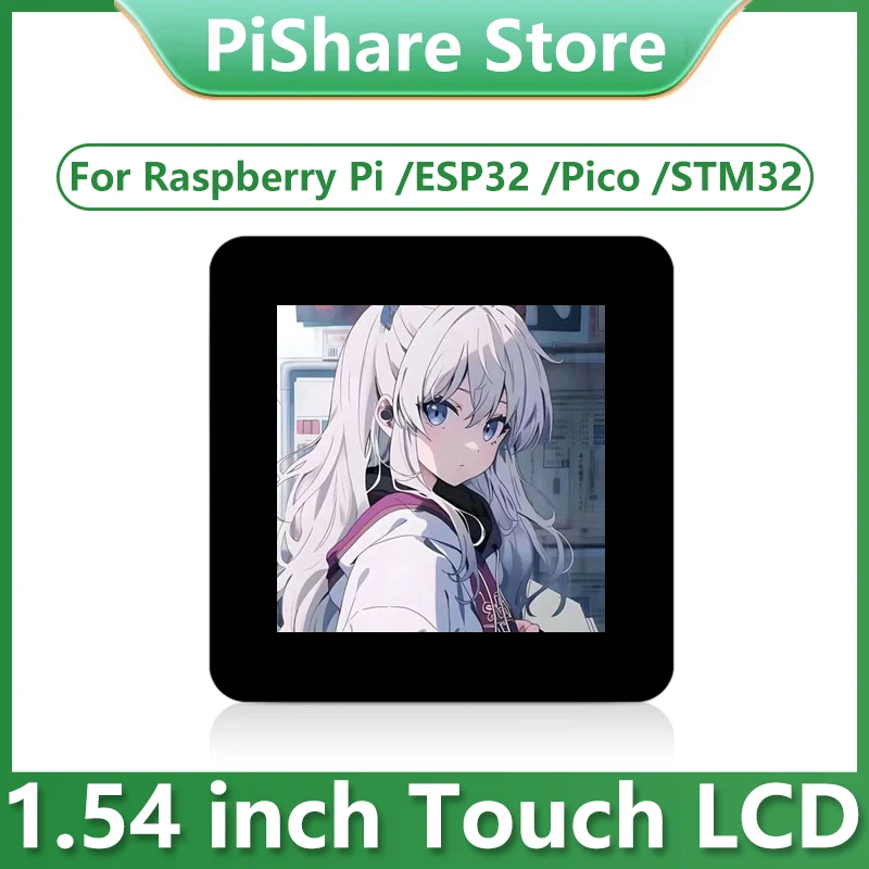 1.54inch LCD TouchScreen Display with Expansion Board 240×240 ST7789S For Arduino /Raspberry Pi /ESP32 /Pico /STM32
1.54inch LCD TouchScreen Display with Expansion Board 240×240 ST7789S For Arduino /Raspberry Pi /ESP32 /Pico /STM32