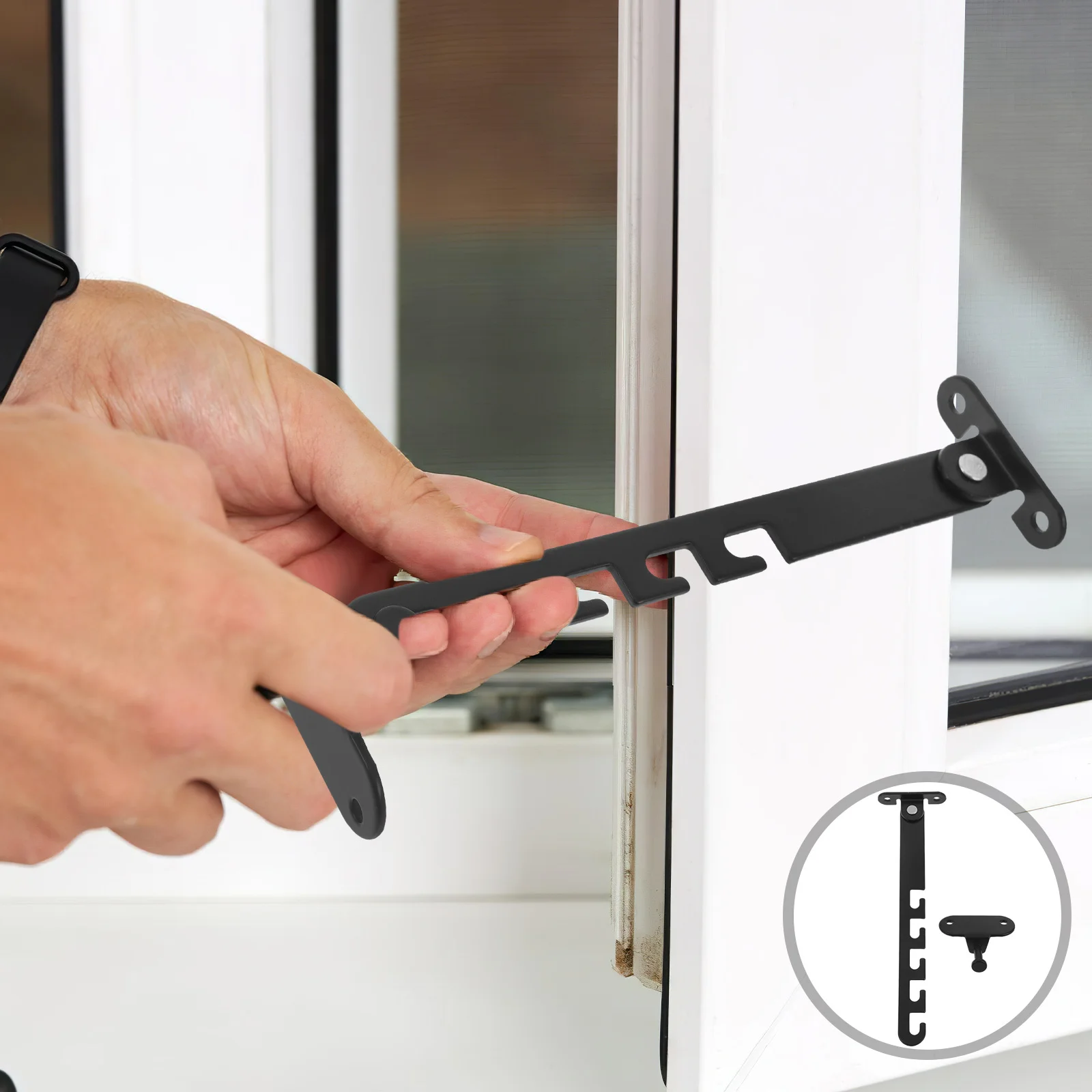 2pcs Adjustable Window Limiter 5-Level Child Safety Lock For Sliding Windows Pvc Aluminum Window Track Lock - Baby Proof
2pcs Adjustable Window Limiter 5-Level Child Safety Lock For Sliding Windows Pvc Aluminum Window Track Lock - Baby Proof