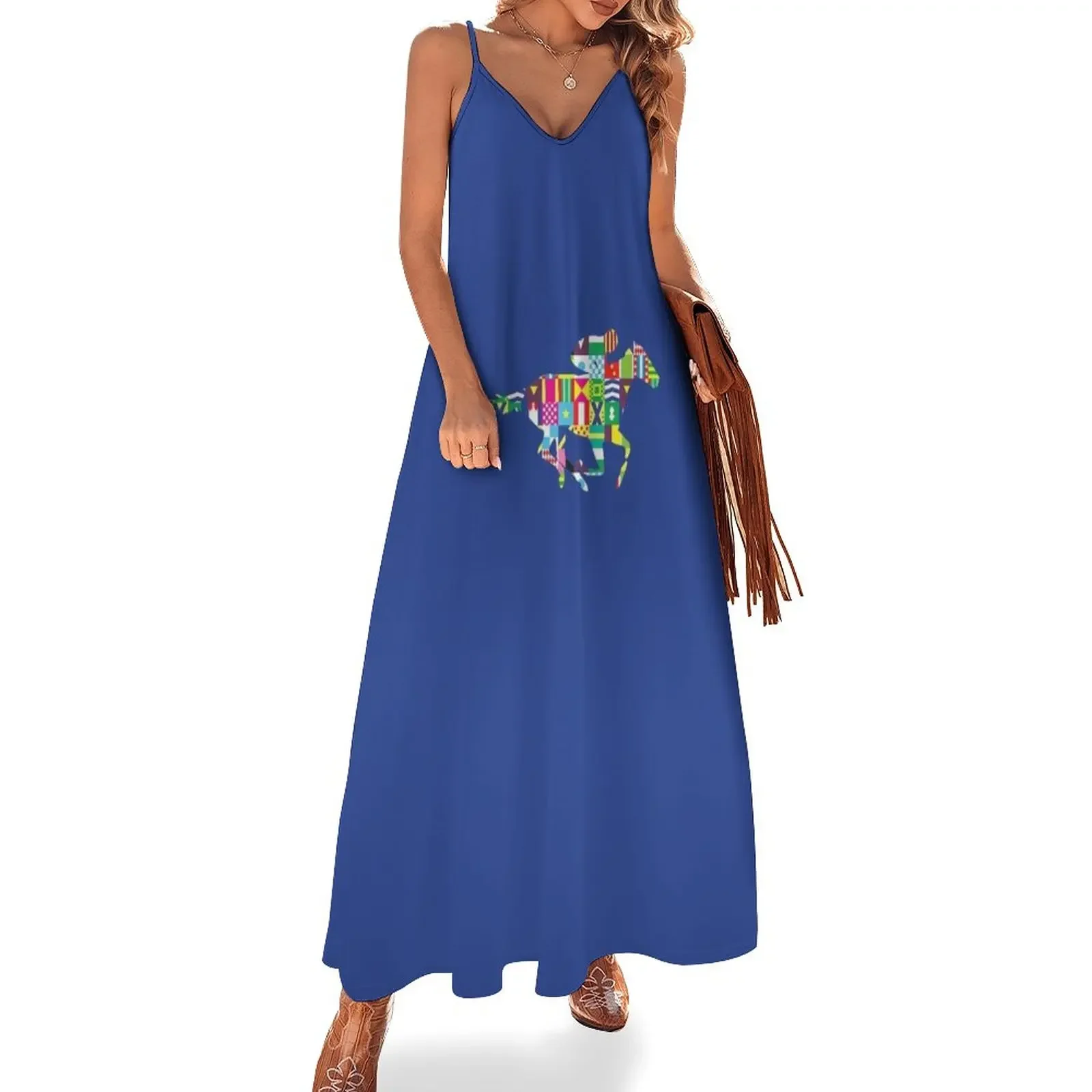 Cute Kentucky Pattern Horse Racing Sleeveless Dress prom clothes evening dress woman
Cute Kentucky Pattern Horse Racing Sleeveless Dress prom clothes evening dress woman