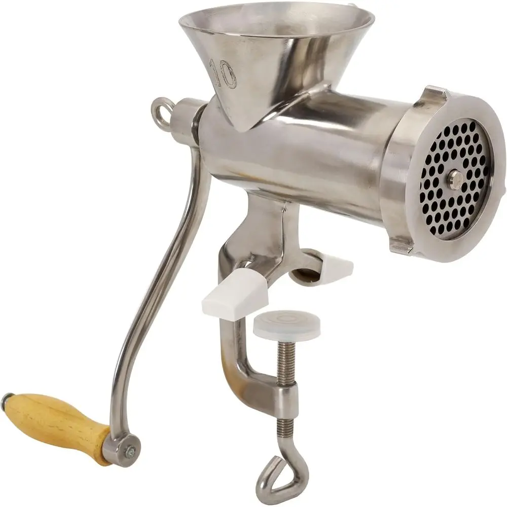 Products #10 Clamp-On and Grinder, StainlSteel Meat Grinder
Products #10 Clamp-On and Grinder, StainlSteel Meat Grinder