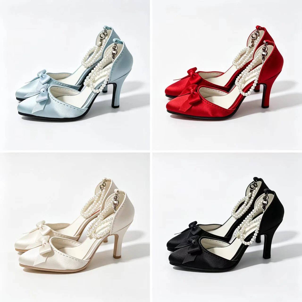 Fits 58-60cm 1/3 BJD accessories Shoes fashion high heels Black, red, pink, white
Fits 58-60cm 1/3 BJD accessories Shoes fashion high heels Black, red, pink, white