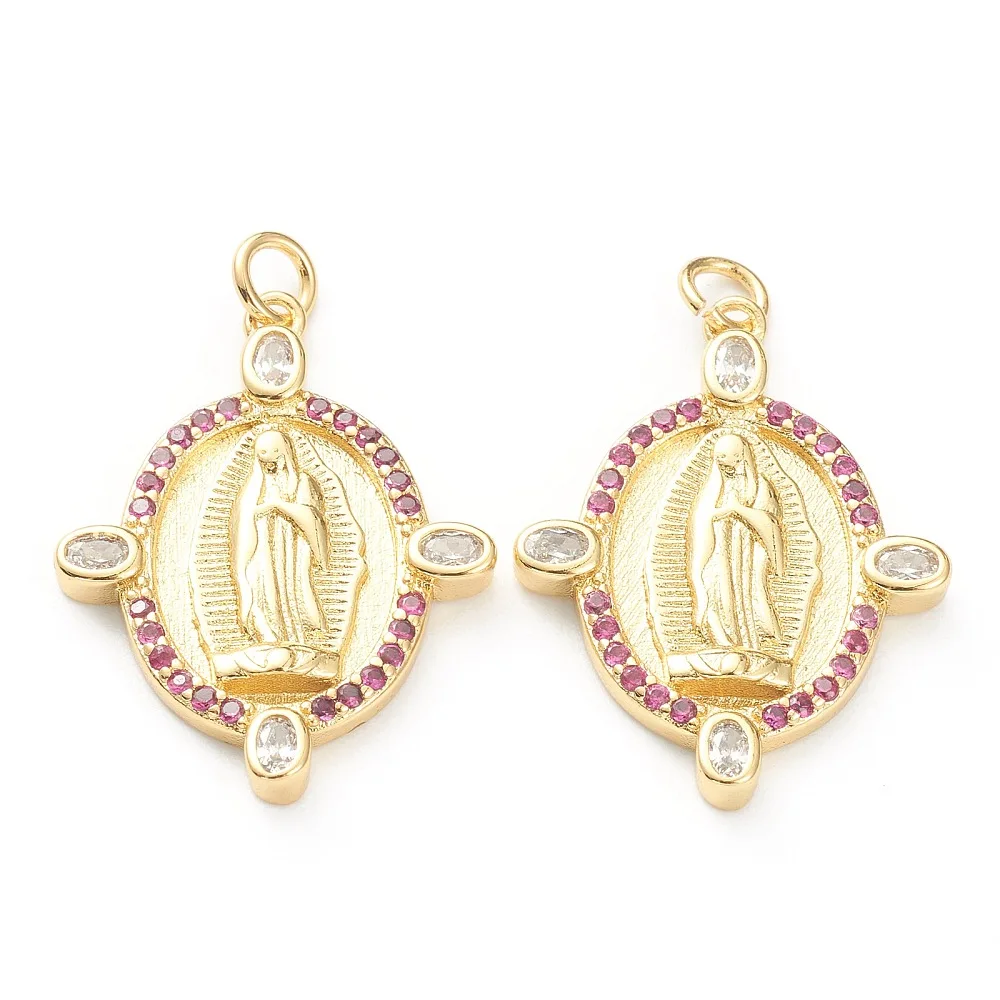 5pcs Saint Real 18K Gold Plated Zirconia Pendants Oval Shape Golden Color Charm for Necklace DIY Jewelry Making Accessories
5pcs Saint Real 18K Gold Plated Zirconia Pendants Oval Shape Golden Color Charm for Necklace DIY Jewelry Making Accessories