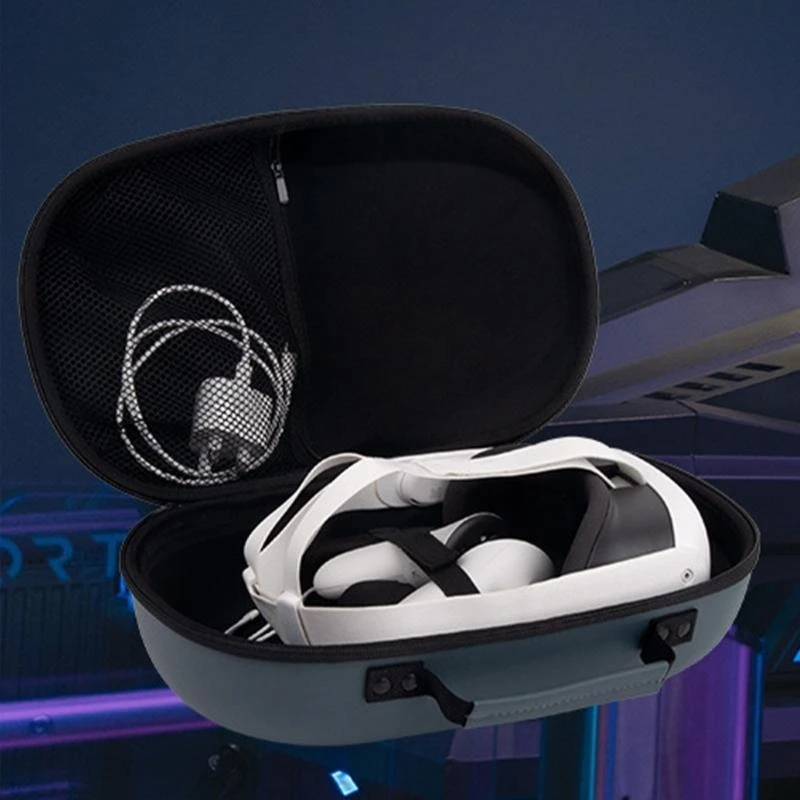 EVA Carrying Case for Headsets Accessories Travel Storage Bag Travel Bag With Handle Protective Storage Box K1KF
EVA Carrying Case for Headsets Accessories Travel Storage Bag Travel Bag With Handle Protective Storage Box K1KF