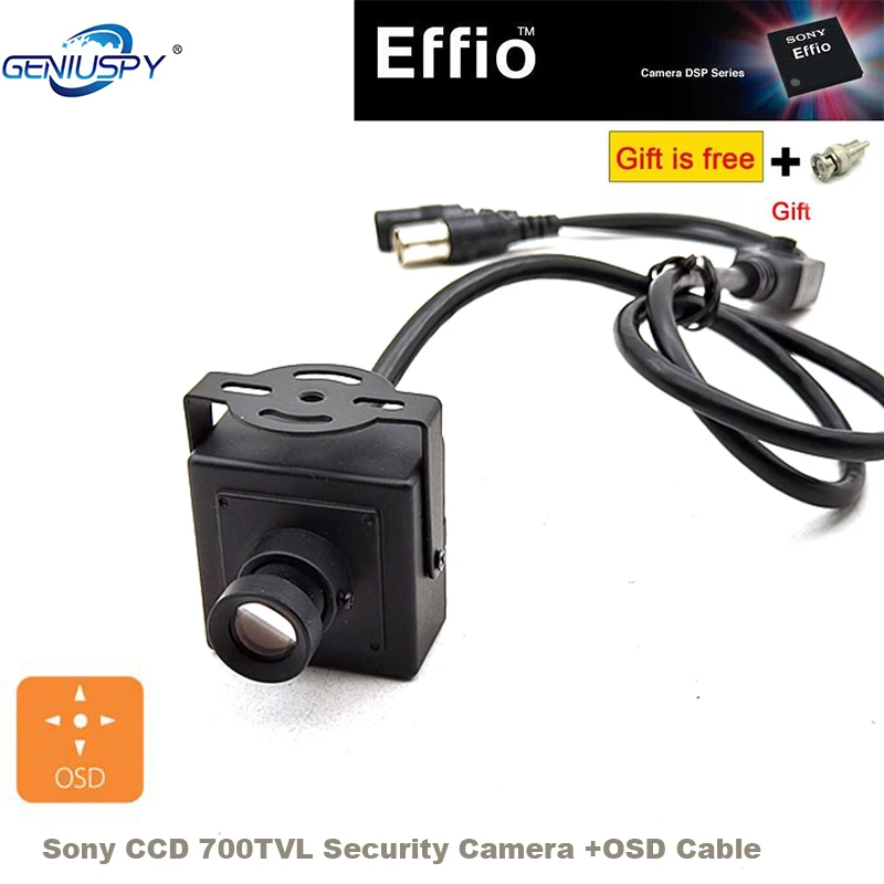 Sony Effio-E Chip 700TVL 25mm/35mm Lens Metal Square High Resolution CCD Mini CCTV Camera Wired Car Overtaking/Boat OSD Cam
Sony Effio-E Chip 700TVL 25mm/35mm Lens Metal Square High Resolution CCD Mini CCTV Camera Wired Car Overtaking/Boat OSD Cam