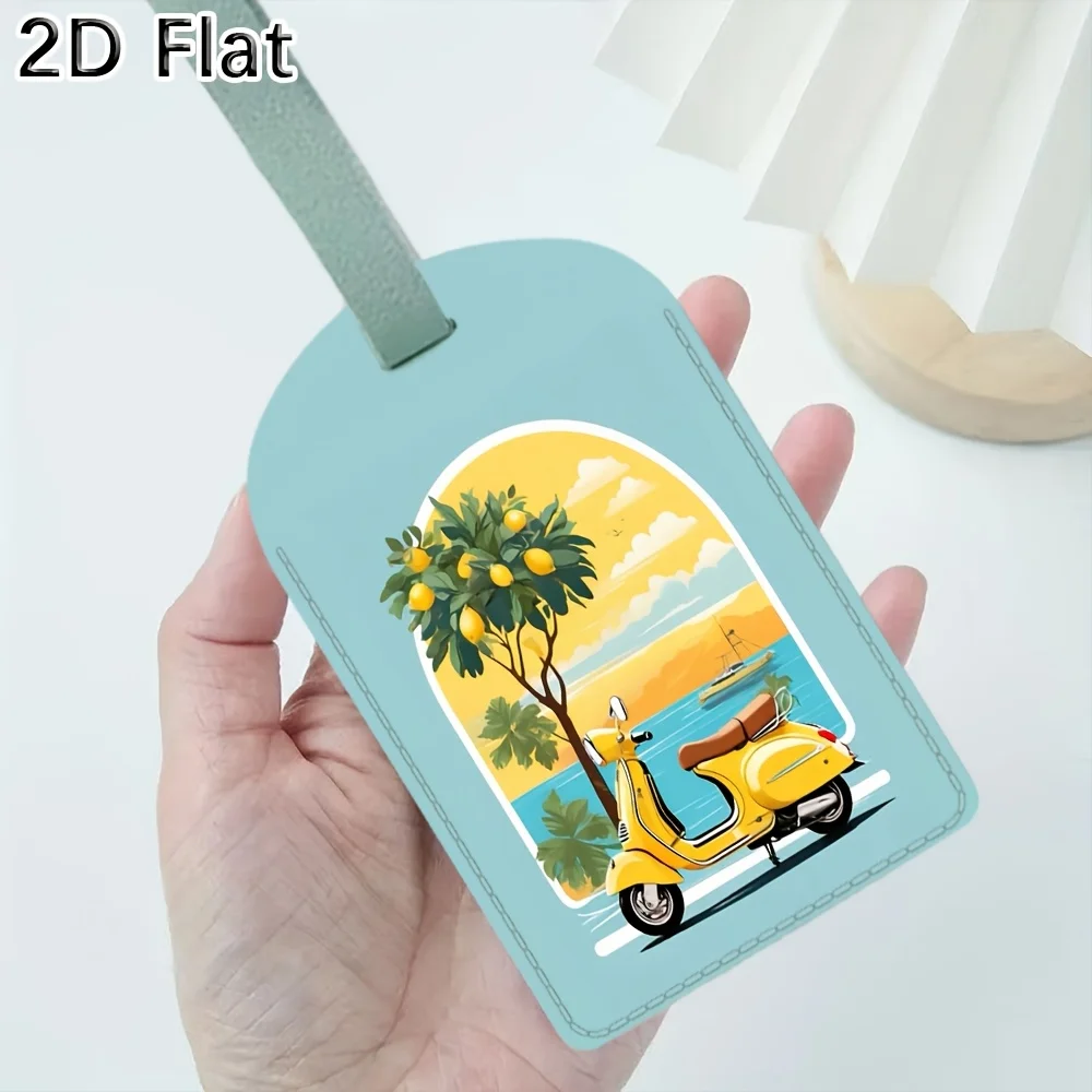 Luggage Tag with Vintage Lemon Tree Seaside Scene Print Travel Baggage Identifier Label for Suitcase Bag Travel Additions
Luggage Tag with Vintage Lemon Tree Seaside Scene Print Travel Baggage Identifier Label for Suitcase Bag Travel Additions