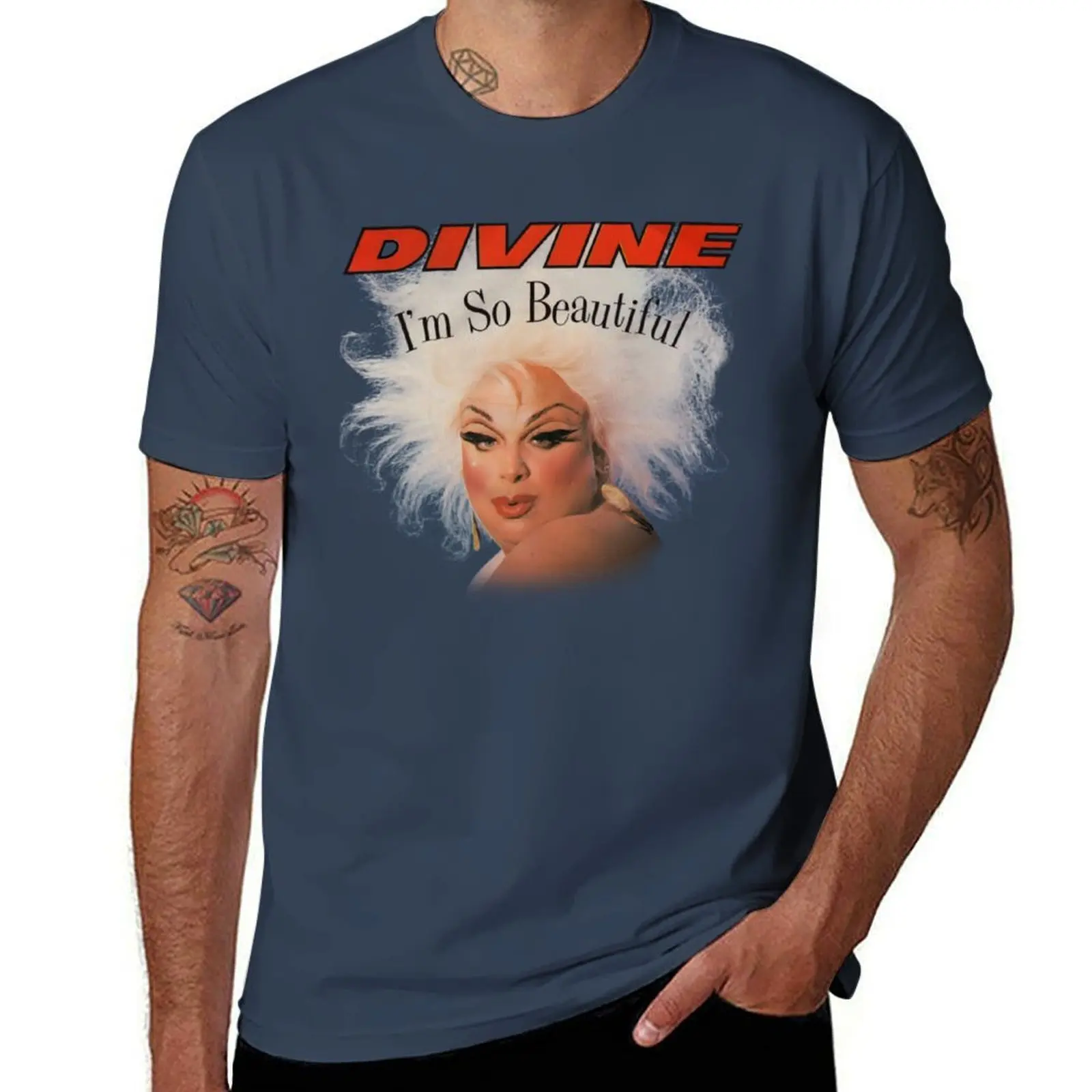john divine waters im beautiful so T-Shirt Abstract Pattern Print Top
john divine waters im beautiful so T-Shirt Abstract Pattern Print Top