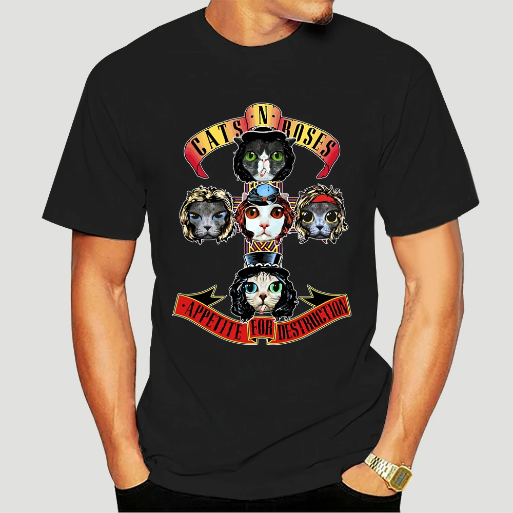 Fashion Cool Men T shirt Women Funny tshirt CATS N ROSES Shirts Short Sleeve Basic T-Shirt 2604X
Fashion Cool Men T shirt Women Funny tshirt CATS N ROSES Shirts Short Sleeve Basic T-Shirt 2604X