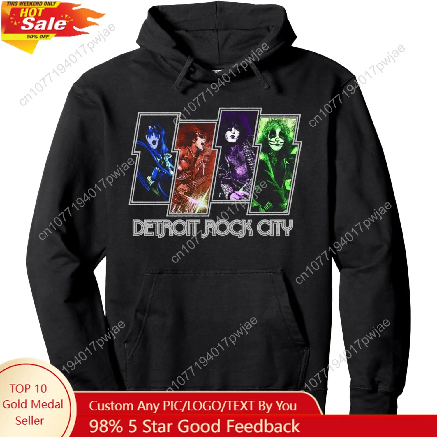 KISS – KISS band Get Up Pullover Hoodie
KISS – KISS band Get Up Pullover Hoodie