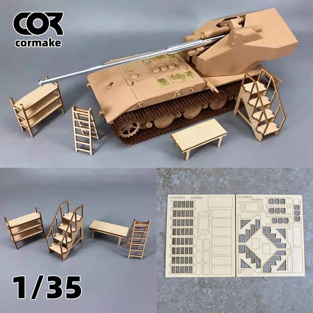 Assembly Architectural sand table shelf Tank Factory Maintenance ladder scaffolding diorama Scale model kit 1/35
Assembly Architectural sand table shelf Tank Factory Maintenance ladder scaffolding diorama Scale model kit 1/35