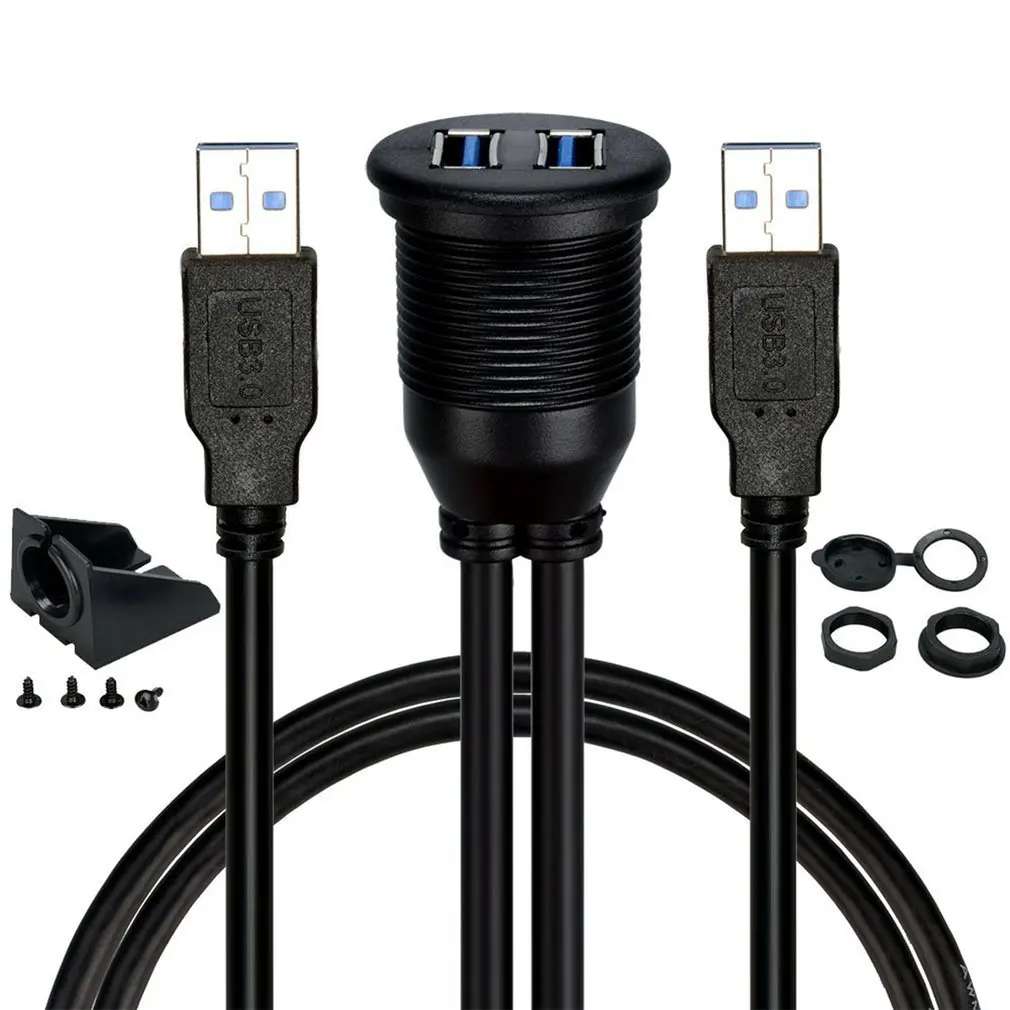 Водонепроницаемый утопленный USB-адаптер для док-станции, 1/2 м, панель приборной панели, 3.0 порт, штекер-гнездо, Удлинительный кабель для мотоцикла, лодки
Водонепроницаемый утопленный USB-адаптер для док-станции, 1/2 м, панель приборной панели, 3.0 порт, штекер-гнездо, Удлинительный кабель для мотоцикла, лодки