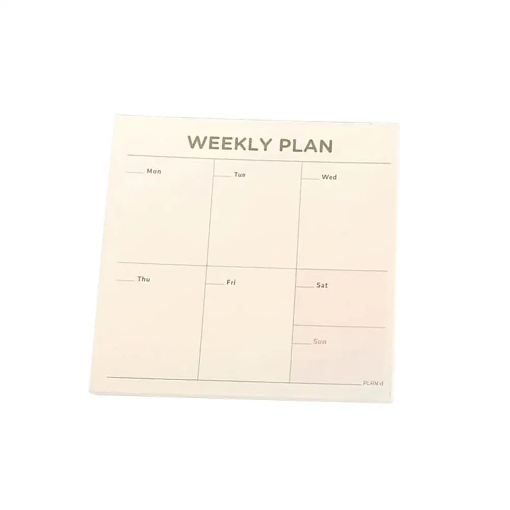 60 Sheets Students Workers Smooth Notepad Writing Planner Memo Note Simple Weekly Organizer Memo Pad Pad Notebook
60 Sheets Students Workers Smooth Notepad Writing Planner Memo Note Simple Weekly Organizer Memo Pad Pad Notebook