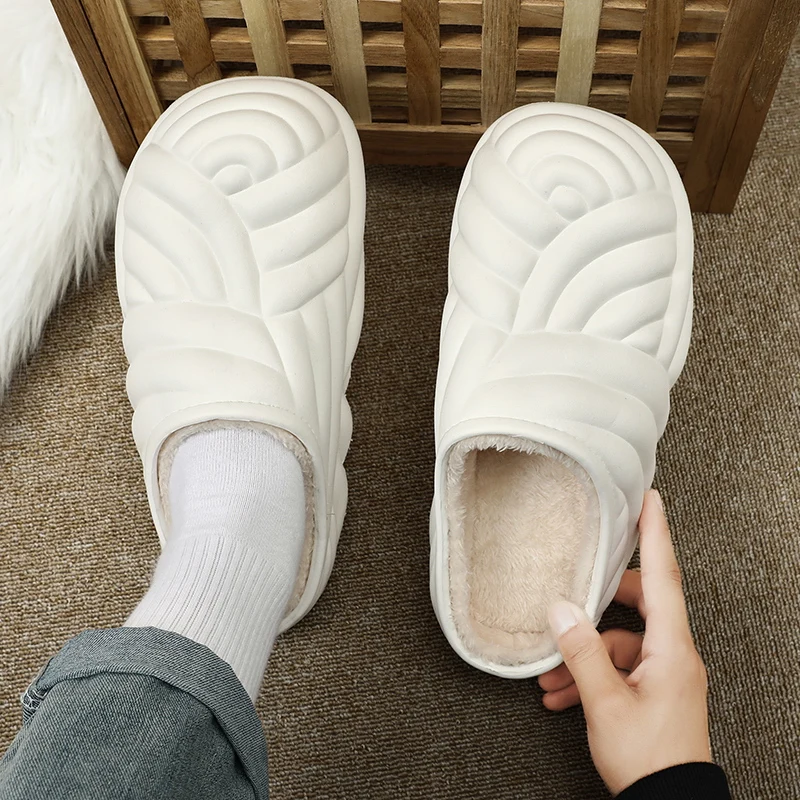 Winter Slippers for Men Eva Slipper Velvet Thickening Lightweight Breathable Couple Shoes Height-increasing Designed New Arrival
Winter Slippers for Men Eva Slipper Velvet Thickening Lightweight Breathable Couple Shoes Height-increasing Designed New Arrival