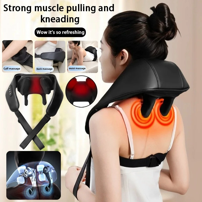 Trapezius muscle massager multifunctional shoulder and neck kneading cervical massage neck and shoulder hot compress massage
Trapezius muscle massager multifunctional shoulder and neck kneading cervical massage neck and shoulder hot compress massage
