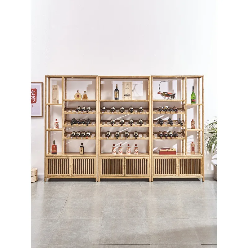 Wine rack Old elm Bogu rack Floor-to-ceiling red wine cabinet Baijiu display rack Homestay home
Wine rack Old elm Bogu rack Floor-to-ceiling red wine cabinet Baijiu display rack Homestay home