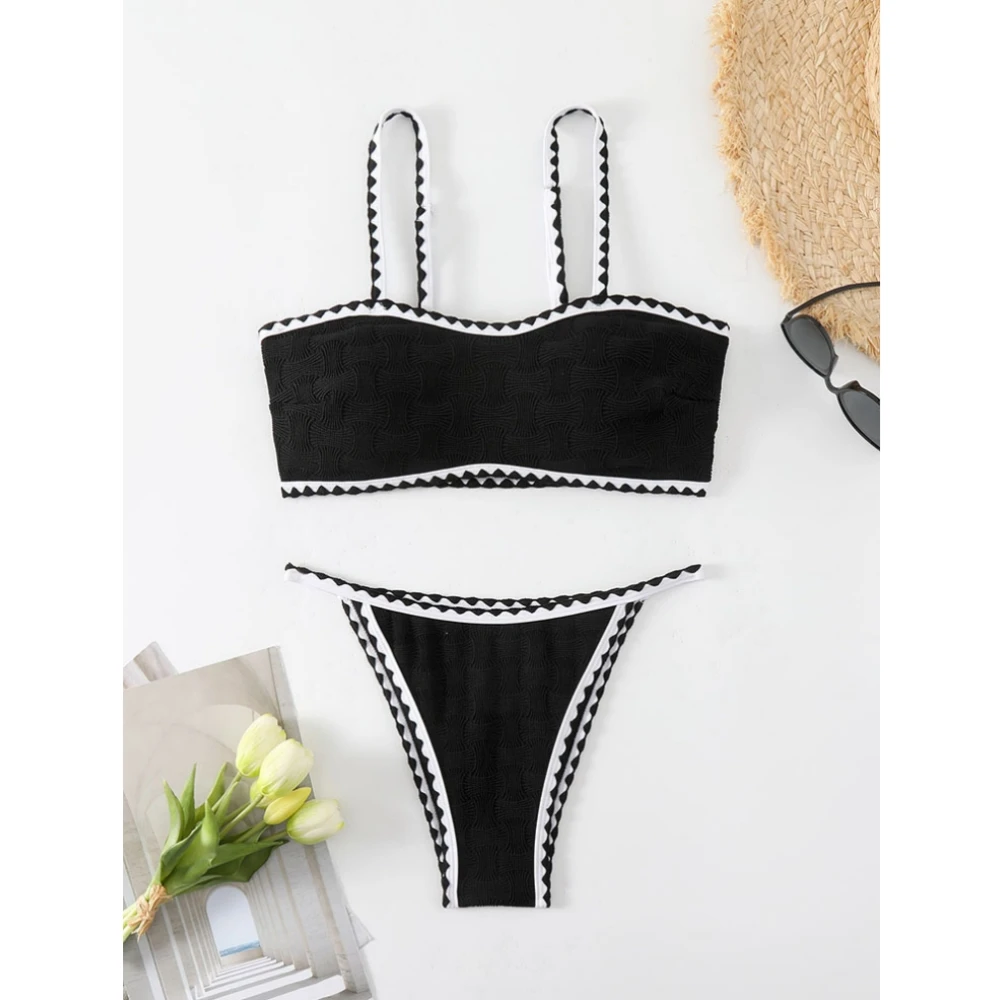 Треугольный комплект бикини 2025, купальник с ремешками, женский однотонный купальник, женский сексуальный купальный костюм, купальный костюм, пляжная одежда
Треугольный комплект бикини 2025, купальник с ремешками, женский однотонный купальник, женский сексуальный купальный костюм, купальный костюм, пляжная одежда