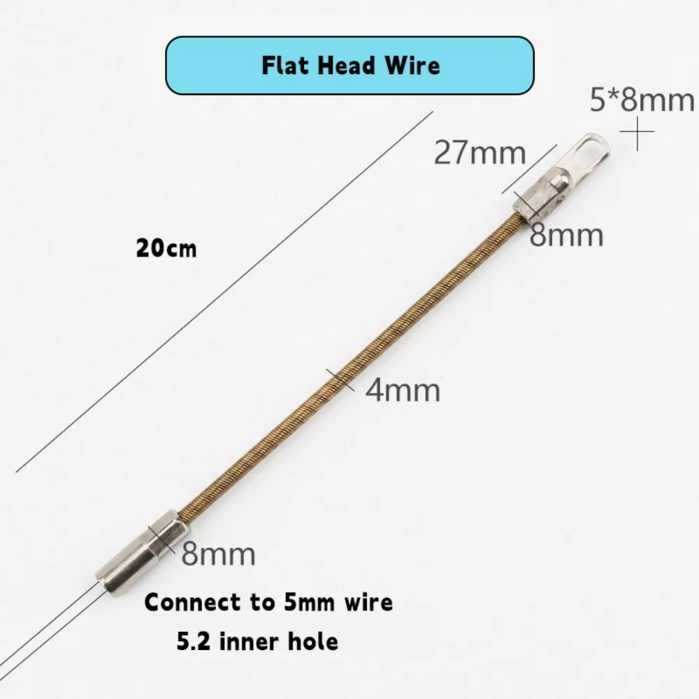 Professional Grade Wire Threading Tool 24cm with Polished and Strong Pulling Force for Electrical and Data Cabling
Professional Grade Wire Threading Tool 24cm with Polished and Strong Pulling Force for Electrical and Data Cabling