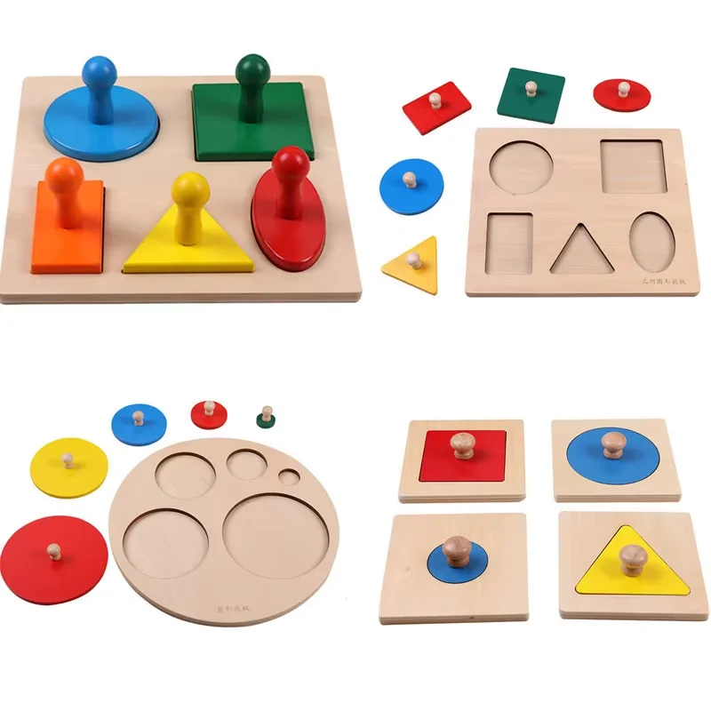 Montessori Puzzle Toys Wooden Geometric Shapes Sorting Math Colorful Preschool Learning Educational Game Baby Toddler Toys
Montessori Puzzle Toys Wooden Geometric Shapes Sorting Math Colorful Preschool Learning Educational Game Baby Toddler Toys
