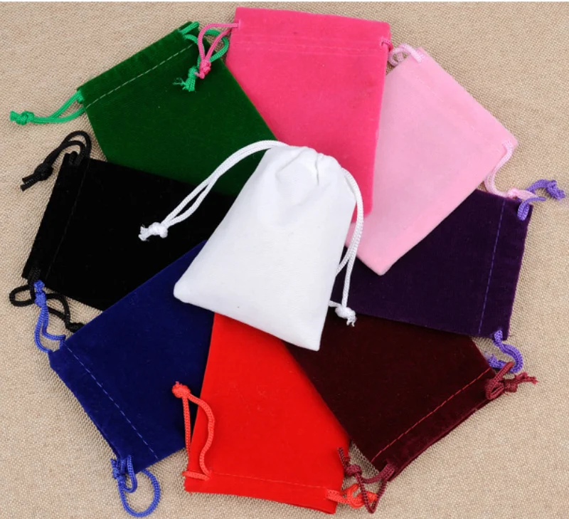 50pcs/lot 5*7 cm Black/Pink/Grey Colorful Velvet Bag Small Jewelry Packing Velvet Drawstring Pouch Wedding Gift Packaging Bags
50pcs/lot 5*7 cm Black/Pink/Grey Colorful Velvet Bag Small Jewelry Packing Velvet Drawstring Pouch Wedding Gift Packaging Bags