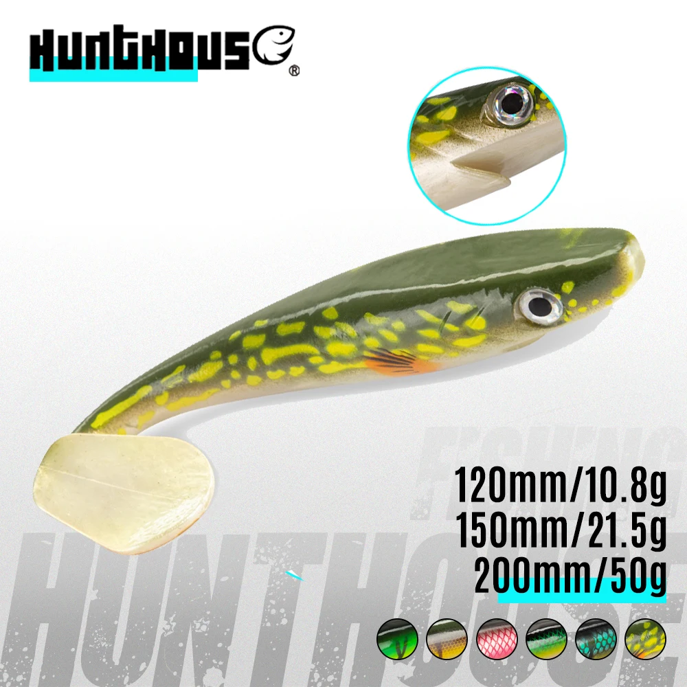 Hunthouse T-Tail Soft Fishing Lure 120mm/150mm/200mm Swimbait Pig Shad Floating Jerkbait Wobbler For Pike Fish Tackle LW227
Hunthouse T-Tail Soft Fishing Lure 120mm/150mm/200mm Swimbait Pig Shad Floating Jerkbait Wobbler For Pike Fish Tackle LW227