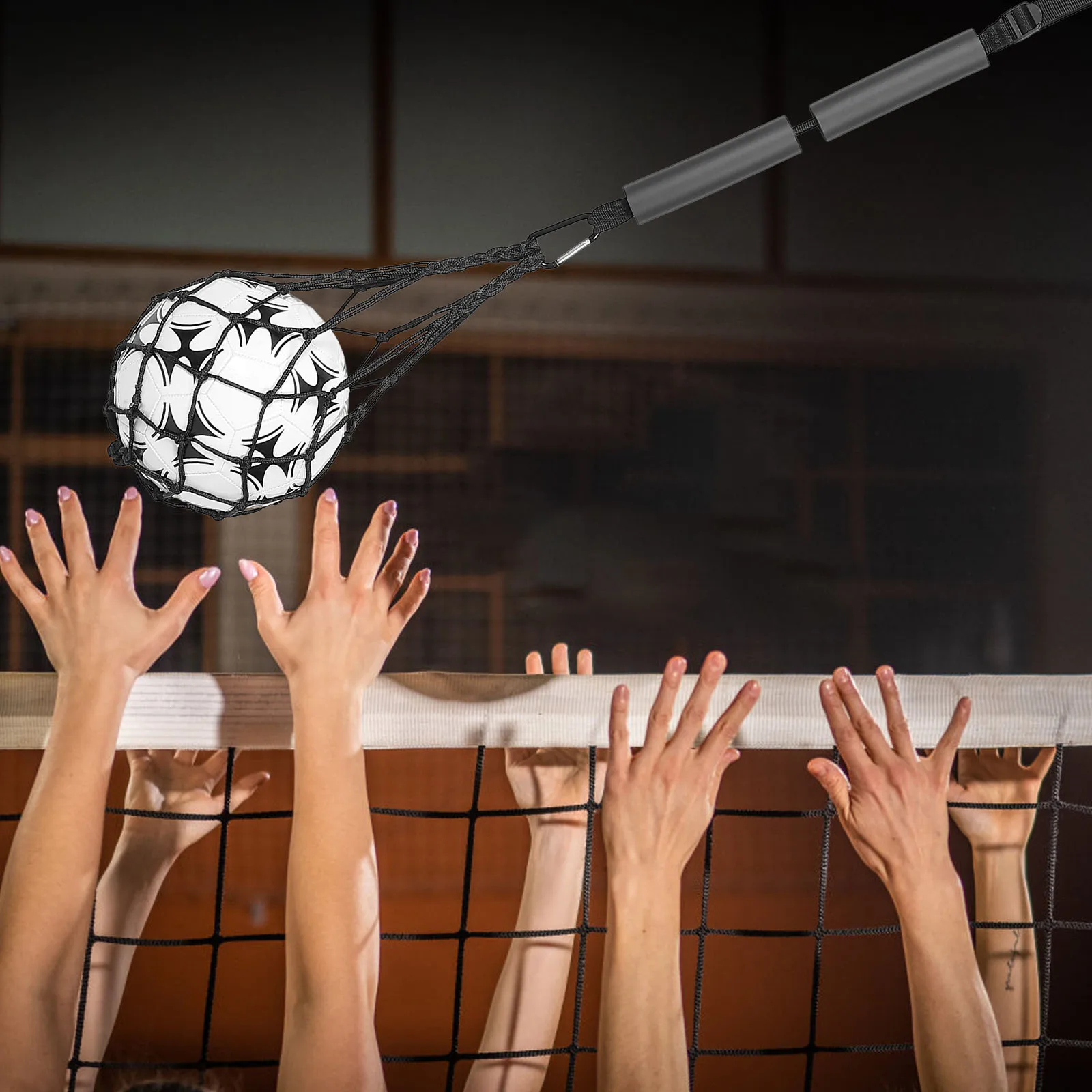 Portable Volleyball Training Strap Wear-Resistant Nylon Spike Trainer For Jumping Spiking Practice Volleyball Exercise Tool Team
Portable Volleyball Training Strap Wear-Resistant Nylon Spike Trainer For Jumping Spiking Practice Volleyball Exercise Tool Team