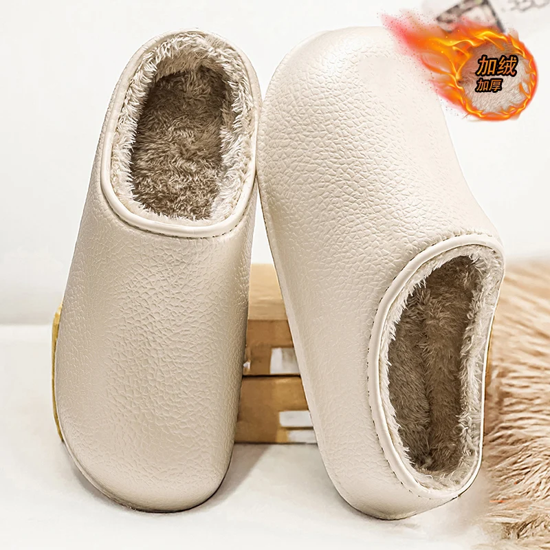 Men's and women's winter cotton shoes indoor and outdoor waterproof plush slippers comfortable non slip and warm half slippers
Men's and women's winter cotton shoes indoor and outdoor waterproof plush slippers comfortable non slip and warm half slippers