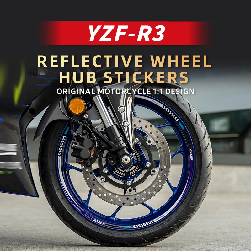 Наклейки на ступицу колеса мотоцикла для YAMAHA YZF R3, украшение для обода колеса мотоцикла и светоотражающие наклейки, наборы, переводные наклейки для безопасности
Наклейки на ступицу колеса мотоцикла для YAMAHA YZF R3, украшение для обода колеса мотоцикла и светоотражающие наклейки, наборы, переводные наклейки для безопасности