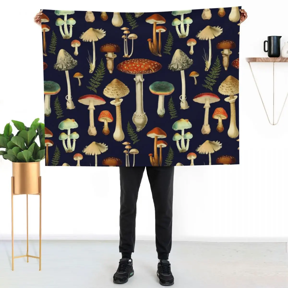 Toadstools Throw Blanket Soft Warm Blanket Gift for Grandparents
Toadstools Throw Blanket Soft Warm Blanket Gift for Grandparents