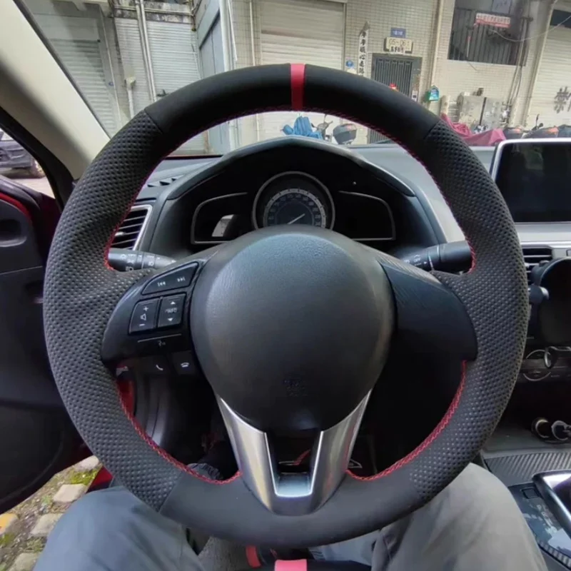 Чехол на руль из замши ручной работы для Mazda 3, 6, Axela, CX-4, CX-5, CX-6, Atenza, Ruiyi – аксессуары для руля Mazda
Чехол на руль из замши ручной работы для Mazda 3, 6, Axela, CX-4, CX-5, CX-6, Atenza, Ruiyi – аксессуары для руля Mazda