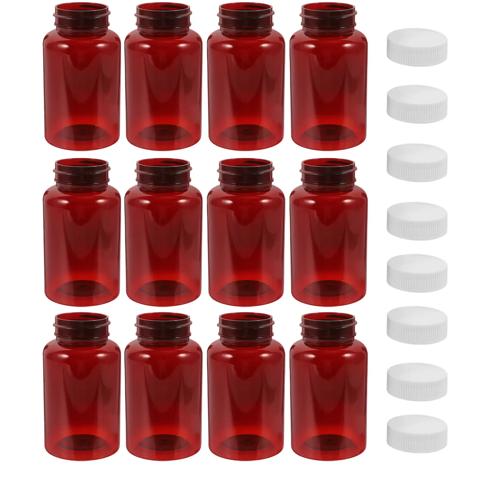 12 Pcs Pill Jar Bottle Empty Bottles Container The Pet with Caps Organizer for Travel Small
12 Pcs Pill Jar Bottle Empty Bottles Container The Pet with Caps Organizer for Travel Small