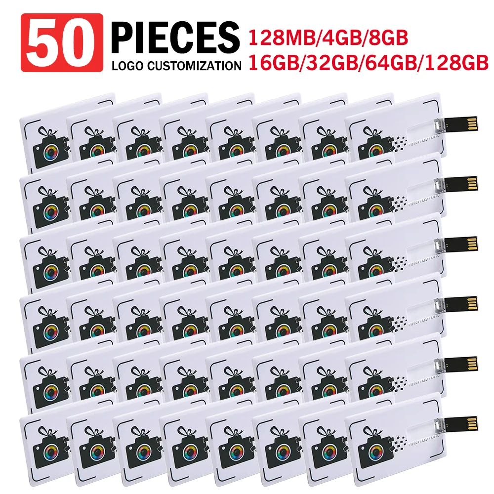 50pcs/lot Logo Customized Credit Card 16GB 32GB 64GB USB 2.0 Flash Drive USB 4GB 8GB Memory Stick Pen Drive Creative Gifts
50pcs/lot Logo Customized Credit Card 16GB 32GB 64GB USB 2.0 Flash Drive USB 4GB 8GB Memory Stick Pen Drive Creative Gifts