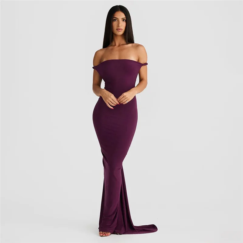 Summer Neck Big Halter Pull Pleated Hip Wrap Sexy Women's Clothing New Long Dress European and American 2025 Cross-border Spring
Summer Neck Big Halter Pull Pleated Hip Wrap Sexy Women's Clothing New Long Dress European and American 2025 Cross-border Spring