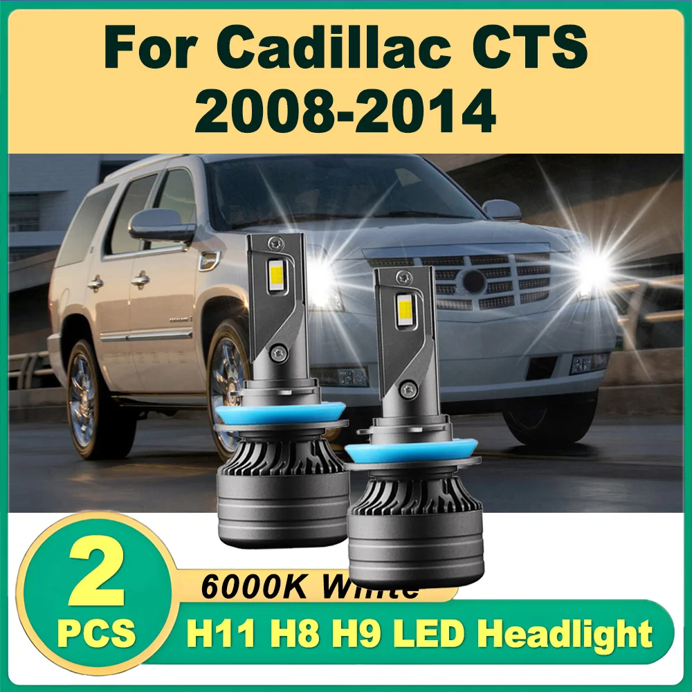 2pcs 6000K White H11 H8 H9 LED Headlight Super Bright 20000LM 120W High Power 12V 24V canbus led lamp For Cadillac CTS 2008-2014
2pcs 6000K White H11 H8 H9 LED Headlight Super Bright 20000LM 120W High Power 12V 24V canbus led lamp For Cadillac CTS 2008-2014