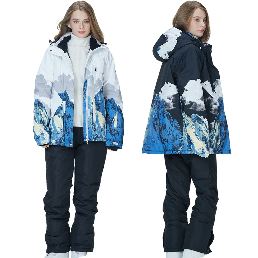 New Men Women Mountain Skiing Suits Winter Thick Warm Snow Jacket Snowboarding Fashion Suit Waterproof Windproof Ice Costumes
New Men Women Mountain Skiing Suits Winter Thick Warm Snow Jacket Snowboarding Fashion Suit Waterproof Windproof Ice Costumes