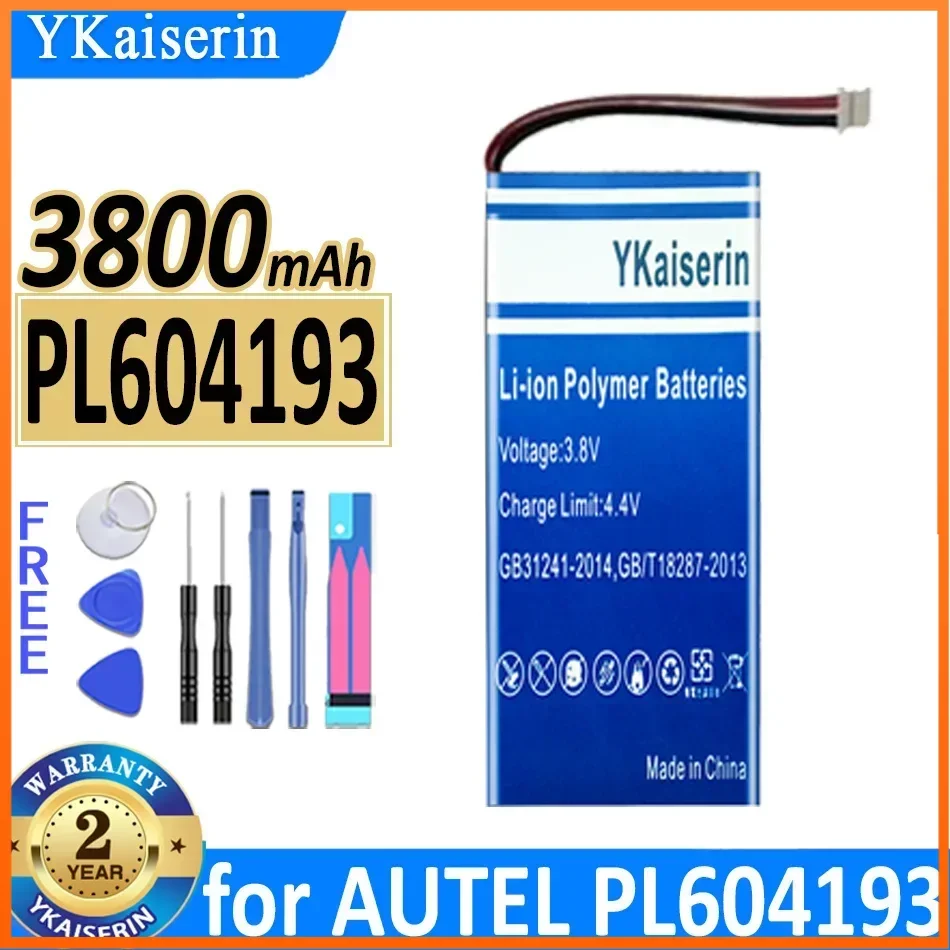 Аккумулятор ykaisсеребрин 3800 мАч/4000 мАч для AUTEL PL604193 TS508 TS408 TS601, гарантия 2 года, Бесплатные инструменты
Аккумулятор ykaisсеребрин 3800 мАч/4000 мАч для AUTEL PL604193 TS508 TS408 TS601, гарантия 2 года, Бесплатные инструменты