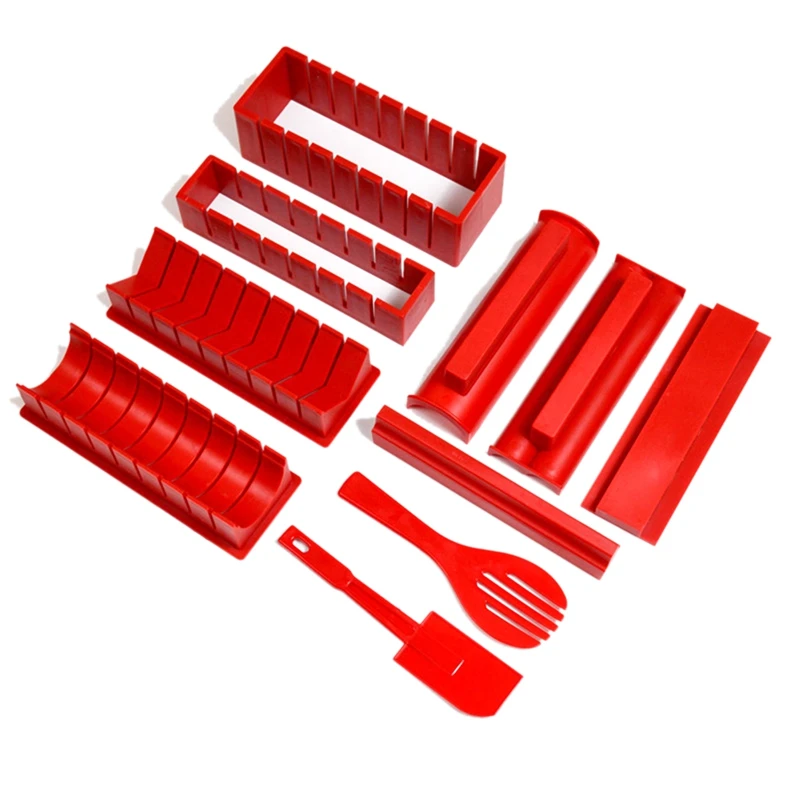 BEAU-10 Pcs DIY Sushi Making Kit Roll Sushi Maker Rice Roll Mold Kitchen Sushi Tools Japanese Sushi Cooking Tools
BEAU-10 Pcs DIY Sushi Making Kit Roll Sushi Maker Rice Roll Mold Kitchen Sushi Tools Japanese Sushi Cooking Tools