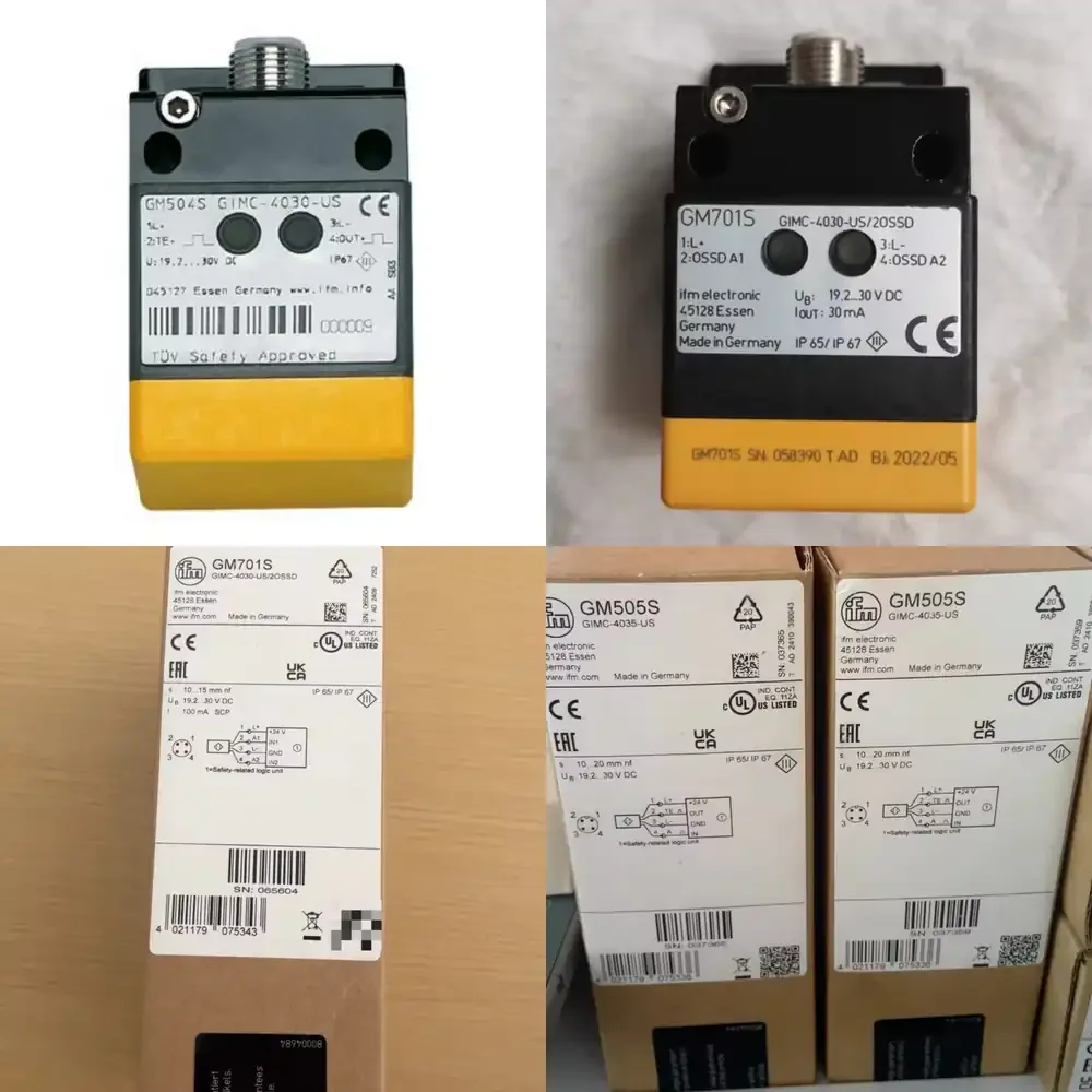 Ifm Original Genuine Product GM504S/GM505S/GM701S/GM705S Inductive Safety Proximity Switch
Ifm Original Genuine Product GM504S/GM505S/GM701S/GM705S Inductive Safety Proximity Switch