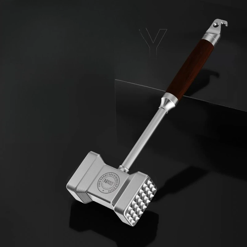 LMM stainless steel meat hammer double-sided meat loosening needle solid hammer broken tendon household
LMM stainless steel meat hammer double-sided meat loosening needle solid hammer broken tendon household