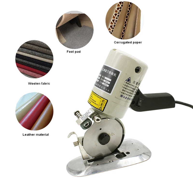 220V Electric Round Knife Cutting Machine Clothing Electric Scissors Leather Cloth Cutter Hand Push Scissors Fabric Cutting Tool
220V Electric Round Knife Cutting Machine Clothing Electric Scissors Leather Cloth Cutter Hand Push Scissors Fabric Cutting Tool