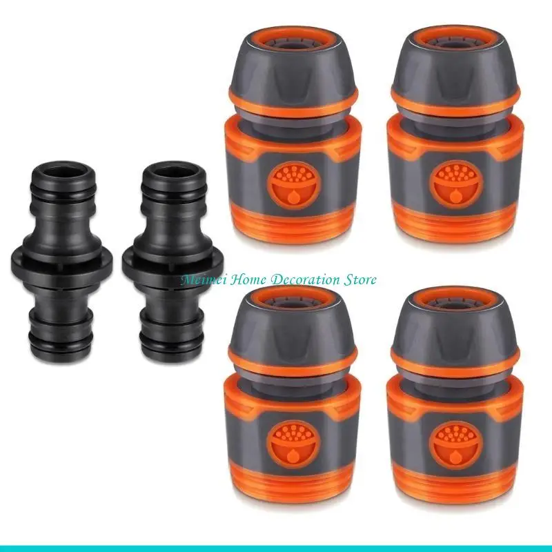 H7BF Multiple Size Hose Connector Pack 4 Standard Fittings and 2 Expandable Couplers for Stable Connection
H7BF Multiple Size Hose Connector Pack 4 Standard Fittings and 2 Expandable Couplers for Stable Connection